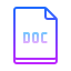 gradient style 의사 icon