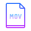 gradient style mov icon
