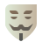 Máscara dos Anonymous icon