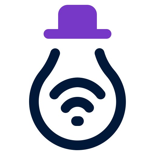 smart bulb icon