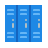 color style 학교 보관함 icon