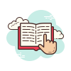 cloud style buch lesen icon