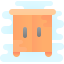 cute clipart style wardrobe icon