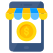 externe-Mobile-Shop-e-commerce-vectorslab-flat-vectorslab icon