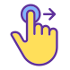spostati a destra icon