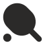 Ping Pong Paddle And Ball icon