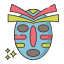 mit Azteken-Kriegsbemalung icon