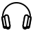 badges style headphones icon