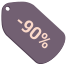 90% Off icon