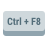 tecla Ctrl más F8 icon