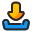 scaricamento icon