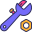 adjustable wrench icon