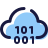 Cloud-Binärcode icon