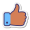 stickers style 类似 facebook 的皮肤类型 2 icon