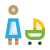 Mather with stroller icon