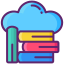 bibliothèque cloud icon