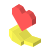 isometric color style 믿음 icon