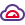 Rate of transfer speed gauge on a cloud server network icon