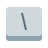 Reverse-Solidus-Schlüssel icon