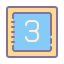 cute color style 삼 icon