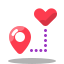 arcade style love path icon