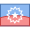 office s style juneteenth flag icon