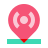 color glass style region icon