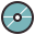 retro style cd icon