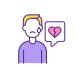 Broken Hearted Man Crying icon