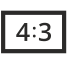 standard tv screen icon