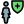 Web portal with encryption technology shield layout icon