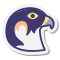 stickers style falcon icon