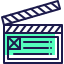 clapperboard icon