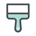 pastel color style spachtel icon
