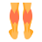 color style calves icon