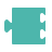 Turquoise Blockly icon