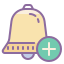 cute color style 알림 추가 icon