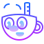 gradient style mugman icon