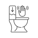 Touchless Toilet Flush icon