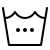 ios 17 outlined style maschinenwäsche, heiß icon