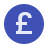 color style british pound icon