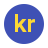 color style swedish krona icon