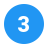 Circled 3 C icon