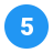color style circled 5 icon