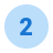 Circled 2 icon