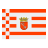 color style flagge von bremen mit unterarmen icon