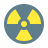 color style radioactive icon