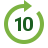 Forward 10 icon