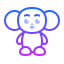 gradient style cheburashka icon