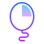 gradient style balloon icon